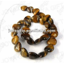 Heart Shaped tigereye stone beads